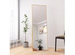 Specchio Da Terra Proximax 162X53Cm A Figura Intera Con Magnifica Cornice In Metallo Dorato - Formato Grande Hd Per Una Vita E Una Vestizione Eleganti