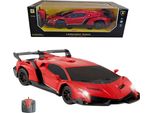 Coil Rc Auto, Auto Telecomandata, Modellino Di Veicolo, Lamborghini Veneno, 1:14, Led, Frequenza: 2,4 Ghz, Per Bambini A Partire Da 3 Anni, Rosso