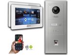 Videocitofono Ip Goliath Con Telecamera Display Per Impronte Digitali Da 7 Pollici Argento : 7 Pollici In Bianco : Scatola Da Incasso : 2 Monitor Numero: 2 Monitor Colore: 7 Pollici In Bianco Montaggio: Scatola Da Incasso