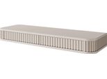 Selsey Ovarlo - Comodino Sospeso Con 2 Cassetti, Grigio, 113 Cm