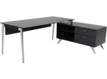 Scrivania Con Credenza Postazione Di Lavoro Moderna Workstation New