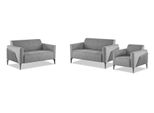 Set Di Divani Grigi Poltrona Poltrona In Acciaio Inox Set Di Divani 2 Posti Poltrona