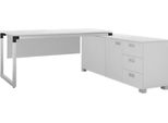 Scrivania Con Credenza Mobili Per Ufficio Postazione Di Lavoro Moderna Cassettiera Per Postazione Di Lavoro