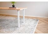 Gamba Del Tavolo Quadrata Bianca 720 Mm - Per Pezzo