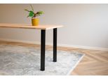 Gamba Del Tavolo In Acciaio Rotondo Nero 720 Mm - Per Pezzo