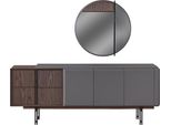 Esclusivo Set Da Sala Da Pranzo Composto Da Credenza A 2 Pezzi E Specchio Novità