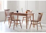 Set Sala Da Pranzo Tavolo Marrone 4X Sedie Design Mobili Moderni Tavolo Da Pranzo Di Lusso