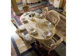 Set Da Pranzo Di Design In Legno 2X Sedie Con Braccioli 4X Sedia 7 Pezzi.