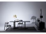 Sala Da Pranzo Set 7 Pezzi Tavolo Credenza Specchio 4X Sedie Design Moderno
