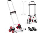 Carrello Portasacchi Per Scale - 490X475X1150Mm - 118Kg Di Portata - Robusto Carrello Portasacchi Per Scale - Ideale Per Carichi Pesanti