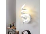 Zmh Applique Da Interno Led Lampada Da Parete Scala Soggiorno Camera Da Letto Corridoio Design Moderno Lampada Da Parete 7W Luci Da Parete Bianche Bagno Bianco Caldo 3000K