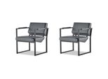 Set Di Sedie Da Ufficio Poltrona Nera Poltrona Moderna 1 Posto In Pelle Acciaio Inox