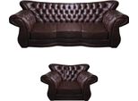 Set Di Divani In Pelle Per Sedute Divano Divano A Tre Posti Poltrona Chesterfield