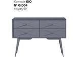 Cassettiera Armadio Credenza Moderna Cassettiere Legno Grigio Credenze Legno Nuovo