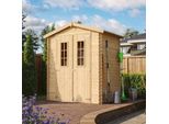 Timbela M367C Casetta Da Giardino In Legno - L196Xl136Xh218 Cm/ 1,98 M2