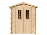 Timbela M367C+M367G Casetta Da Giardino In Legno - Pavimento Impregnato 1,98 M2