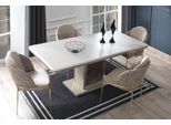 Set Sala Da Pranzo Di Lusso Tavolo Da Pranzo 6X Sedie 7 Pezzi Tavolo Moderno Gruppo Da Pranzo