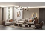 Set Di Divani 3+3+1 Posti Poltrona Relax Moderna Stile Moderno 3 Pezzi Soggiorno Di Lusso