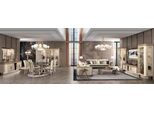 Set Di Divani 3+2 Posti Design Divani Imbottiti Lusso Divani Rilassati Moderni Nuovo