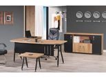 Scrivania Ad Angolo Tavolo Da Lavoro Mobili Da Ufficio Completi Set Di 3 Pezzi In Legno Nero