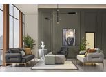 Set Di Divani Divano Poltrona 431 Posti Tessuto Lusso Divani Grigi Soggiorno