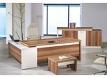 Scrivania Ad Angolo Set Completo Di Scrivanie Per Ufficio 3 Pezzi Mobili Da Ufficio In Legno Marrone