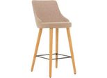 Sgabello Bar Moderno Sedia Di Design Sedia Da Pranzo In Legno Sgabello Bar Beige Nuovo