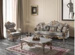 Lusso Set Di Divani Imbottiti Set Di Divani Completi Divano In Tessuto Grigio