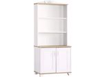 Libreria Scaffale In Piedi Scaffale Per Bambini Scaffale In Legno Bianco Nuovo