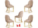 Sala Da Pranzo Tessile Catering Sedia Design Set 2X Poltrona Tessuto Imbottitura Sedie