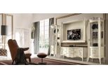 Set 4 Pezzi Soggiorno Rtv Vetrina Tv Credenza Armadio Tavolo Soggiorno Legno Mobili