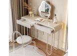 Tavola Da Toilette Bianca Con Cassetti Tavola Da Toilette Tavola Cosmetica Di Lusso
