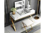 Comodino Moderno Bianco Per Camera Da Letto Con Cassetti Mobili In Legno