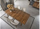 Set Completo Tavolo 4X Sedie Sala Da Pranzo Gruppo Pranzo Legno 5Pz Nuovo