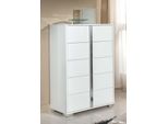 Lusso Cassettiera Mobile Alto Cassettiere Credenza Armadi Legno Bianco Italia Mobili