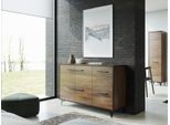 Cassettiera Scaffale Armadio Scaffale In Vero Legno Lato Basso Design Cassettiera
