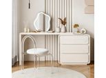 Tavolino Da Toilette Moderno Bianco Tavolino Da Toilette Di Design Con Cassetti Nuovo