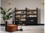 Set Di Poltrone Relax Poltrona In Tessuto Tavolino Set Di Mensole 5 Pezzi Arancione