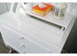 Cassettiera Con Specchio Camera Bambini Ragazze Credenza Legno Bianco Mobili Nuovi
