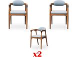 Set Di Sedie Da Pranzo 2X Sedie Nuove Poltrona Stile Italiano Mobili Di Lusso