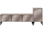 Credenza Porta-Tv Rtv Lowboard Tavolo Bianco Legno Mobili Soggiorno