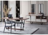 Set Sala Da Pranzo Tavolo Da Pranzo Credenza Tavolo Da Pranzo Marrone Set 2 Pezzi
