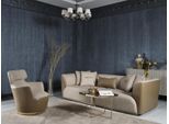 Set Di Divani A Tre Posti Poltrona In Tessuto Divano Imbottito Beige Set Di Divani Imbottiti