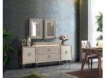 Mobili Di Design Cassettiere Credenza Sala Da Pranzo Moderna Legno Beige