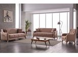 Set Completo Di Divani In Tessuto Divano Imbottito Divano Beige Set Poltrona 3 Pezzi