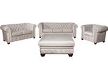 Set Di Divani Chesterfield 3+1+1 Posti Di Design Divano Imbottito Set Di Divani Imbottiti