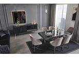 Mobili Completi Per La Sala Da Pranzo Credenza Di Design Tavolo Da Pranzo Di Lusso 4X Sedie