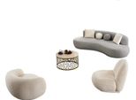 Divani 4 Posti 2X Poltrone Relax Set Completo Divano Divani Set Salotto