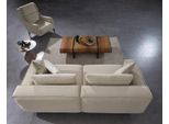 Elegante Set Da Salotto Beige Divano 3 Posti Con Poltrona Design Divano Divano Nuovo