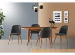 Mobili Per La Sala Da Pranzo Set Da Pranzo Zona Pranzo Tavolo Da Pranzo Sedie 5 Pezzi Tavolo Marrone